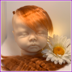 MOHAIR Ginger Chestnut - Hand dyed