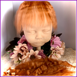MOHAIR Ginger Chestnut - Hand dyed