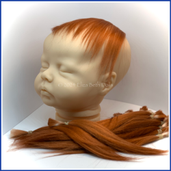 Ginger Chestnut ALPACA - Hand dyed