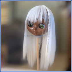 Premium Long White ALPACA - Natural undyed