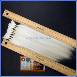 Premium Long White ALPACA - Natural undyed