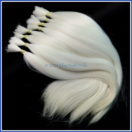 Premium Long White ALPACA - Natural undyed