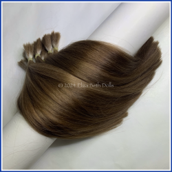 Dark Mouse Brown ALPACA - Hand dyed