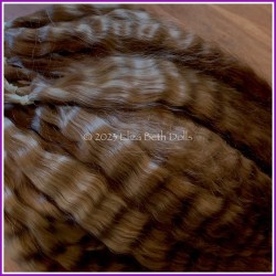 MOHAIR Mouse Brown - Bundle, Dyed, 200-230mm, 30 micron