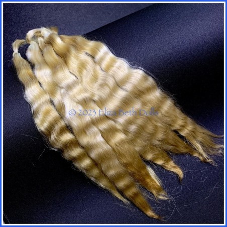 MOHAIR Blonde - Bundle, Dyed, 200-220mm, 30 micron